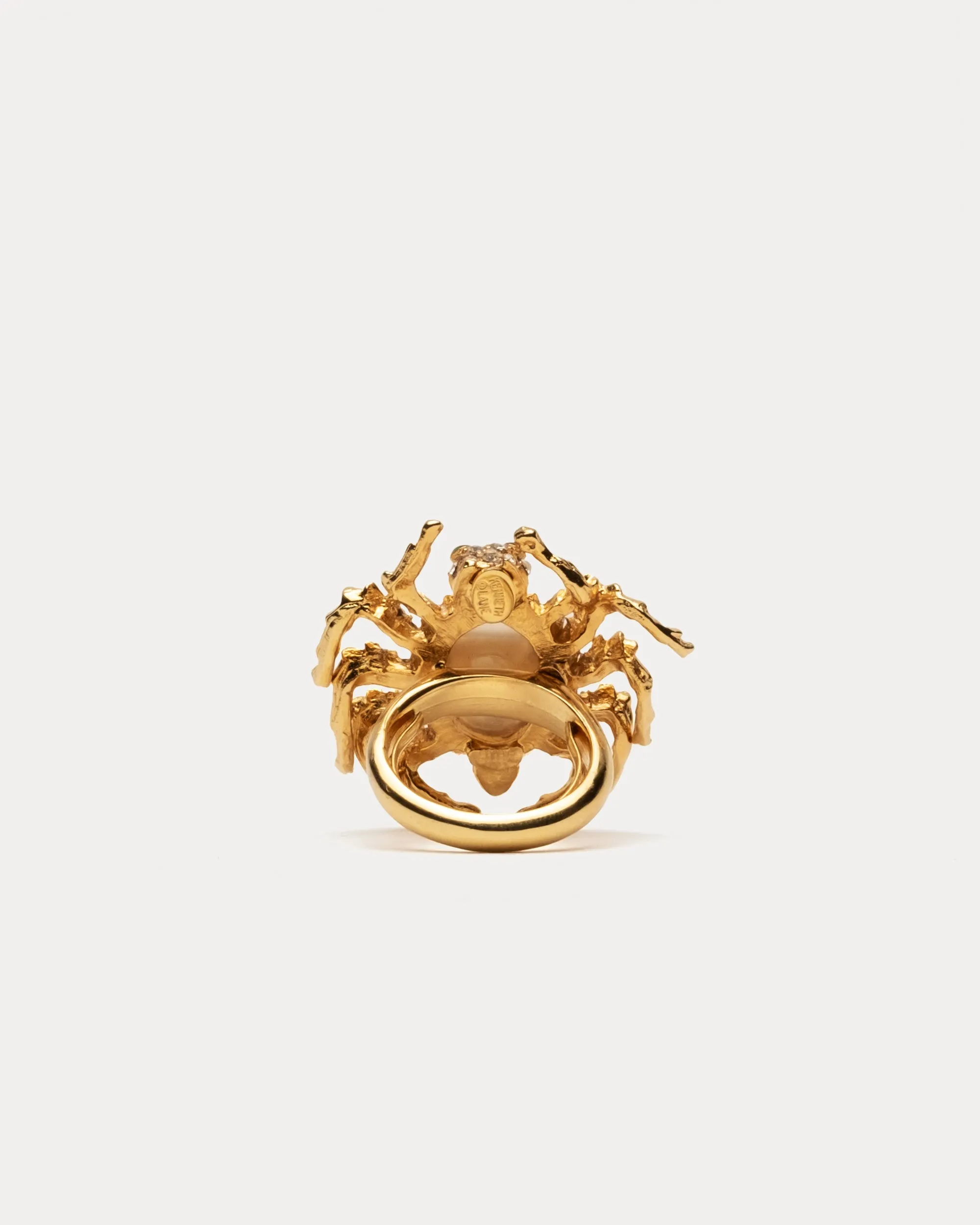 Spider Ring Gold White sold by Frances Valentine product image thumbnail 4