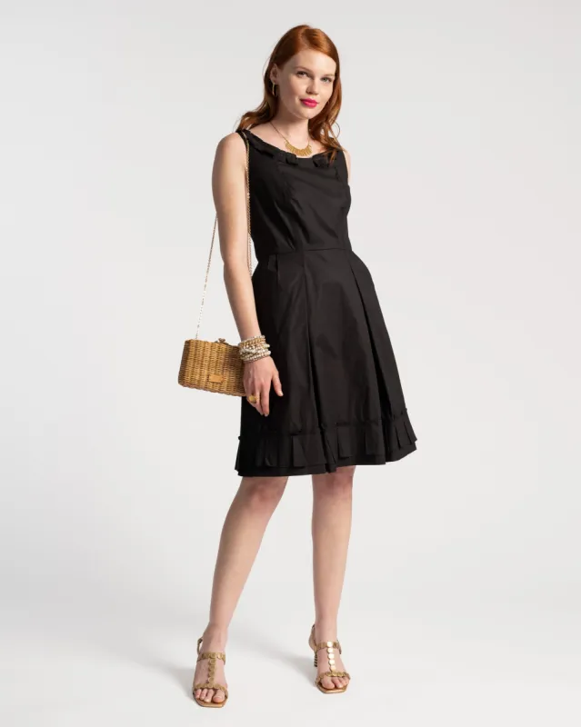 Mia Mini Dress - Black sold by Frances Valentine