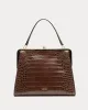 Jackie Frame Bag Croc Embossed sold by Frances Valentine