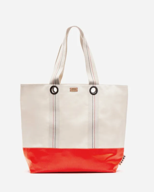 Frank Men's XL Canvas Tote Natural Orange sold by Frances Valentine