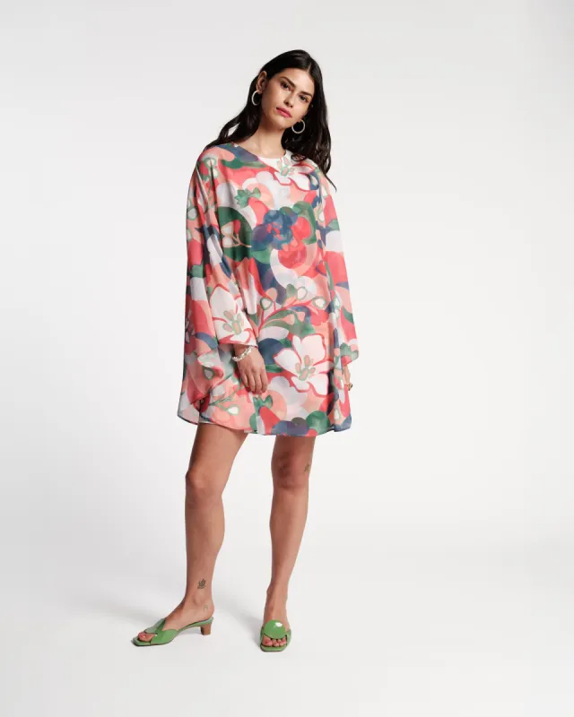 Bree Chiffon Mini Dress - Dreamy Daisies sold by Frances Valentine