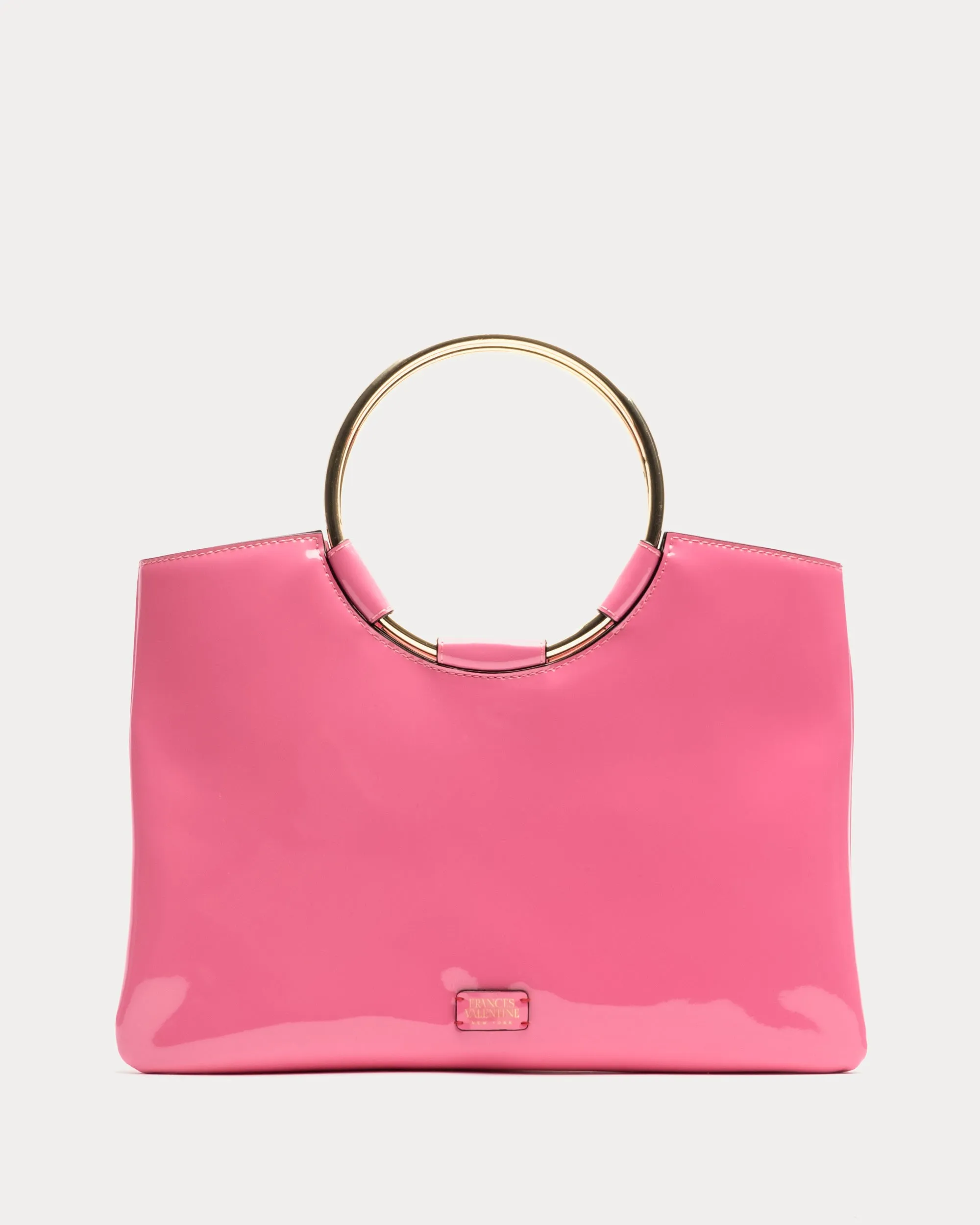 Ringo Bag Soft Patent Pink sold by Frances Valentine