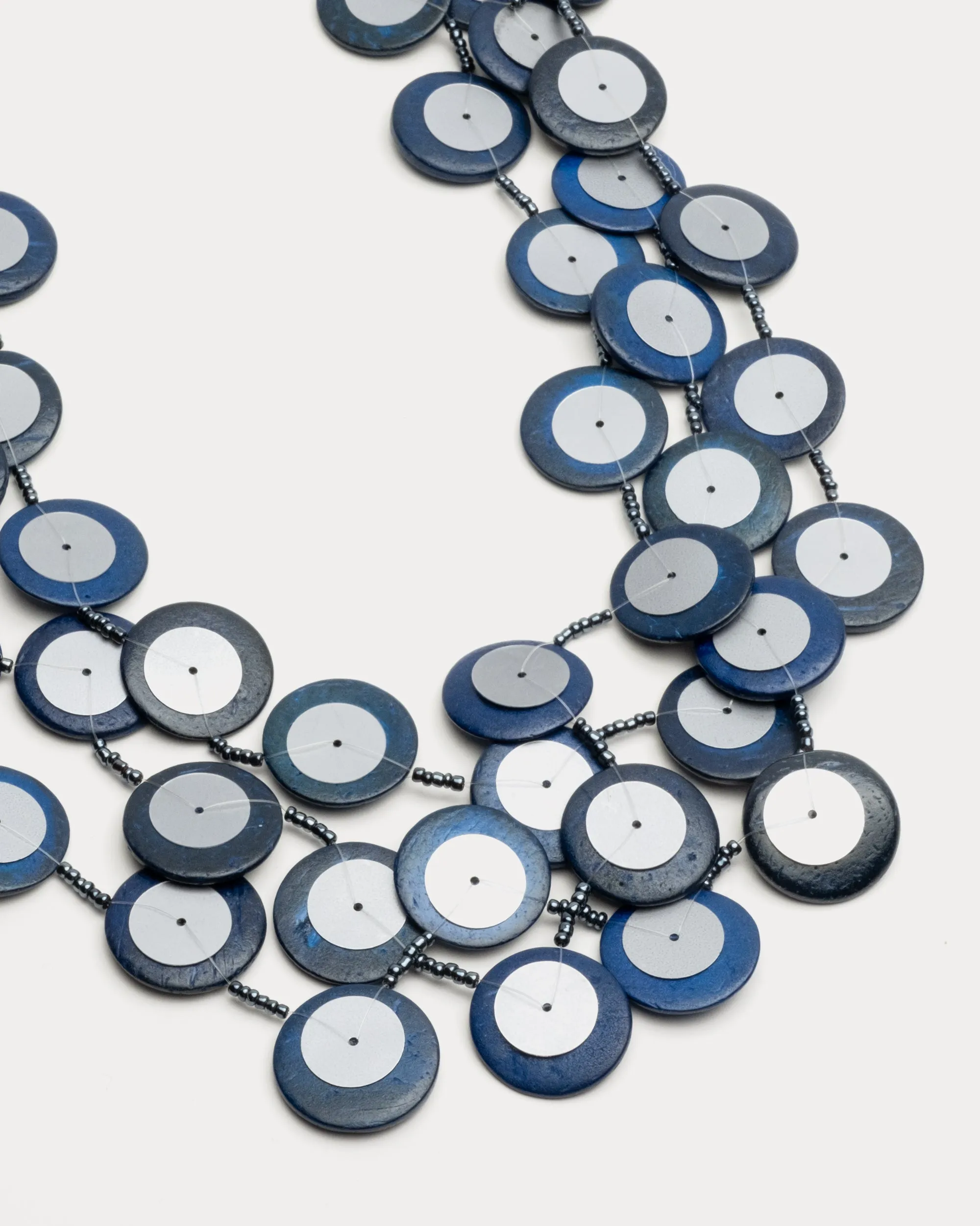 Iridescent Arabella Necklace Blue Multi sold by Frances Valentine product image thumbnail 3