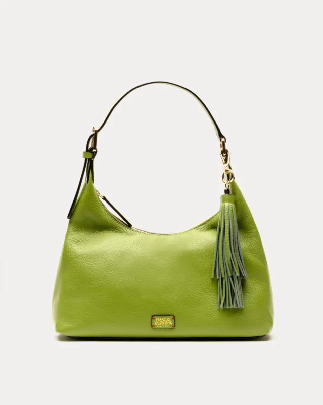 Iron Hobo Tumbled Leather - Moss Green sold by Frances Valentine