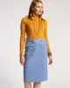 Wool Pencil Skirt Light Blue sold by Frances Valentine