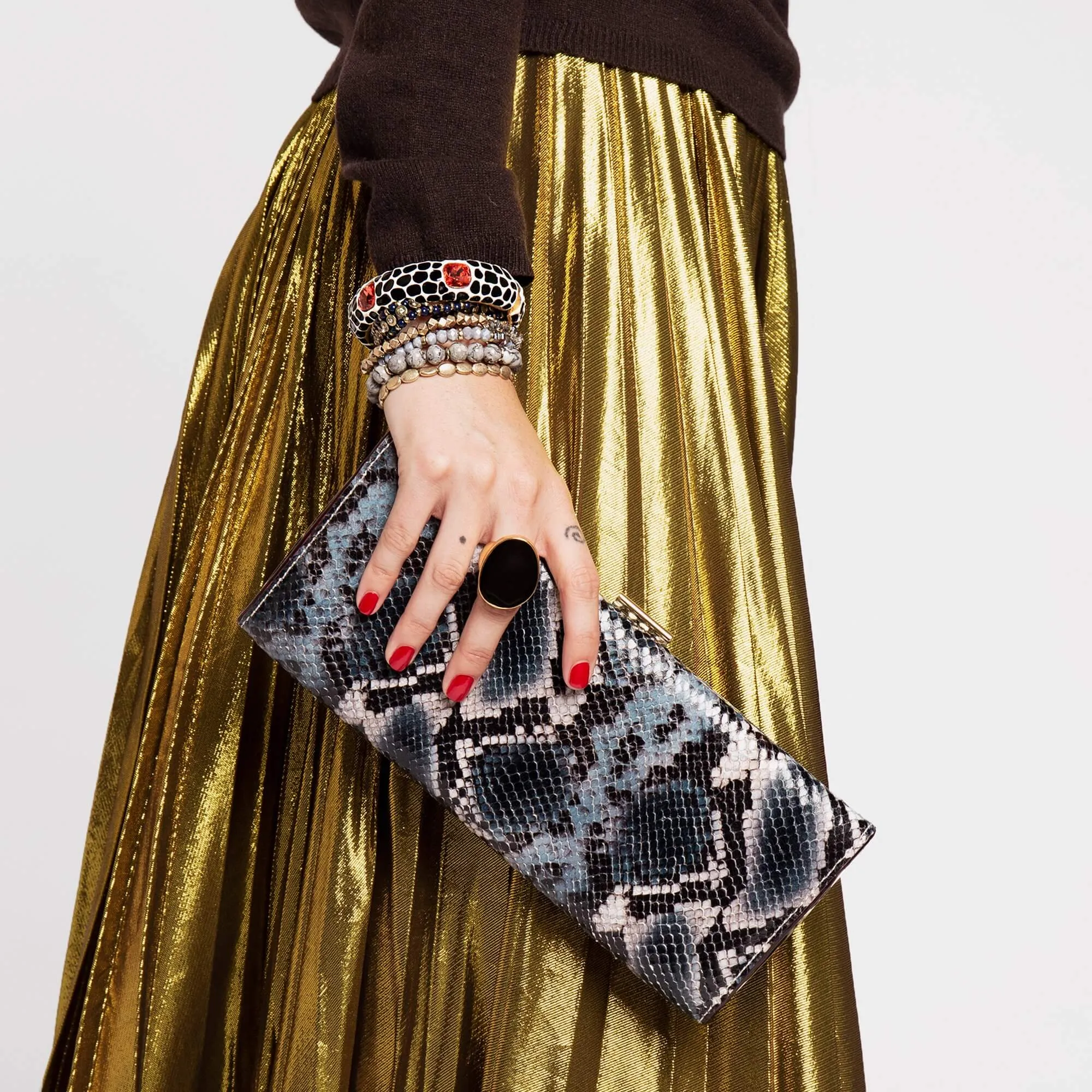 Enamel Palette Ring - Black sold by Frances Valentine product image thumbnail 3