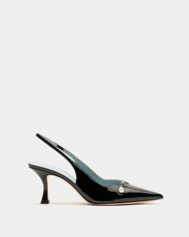 Vivian Pump - Black sold by Frances Valentine