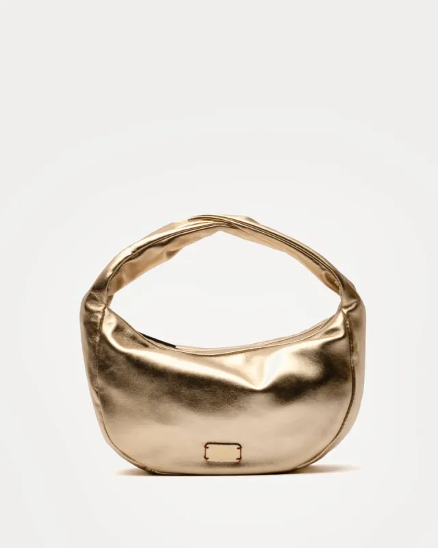 Cece Small Hobo Glove Nappa Platino sold by Frances Valentine