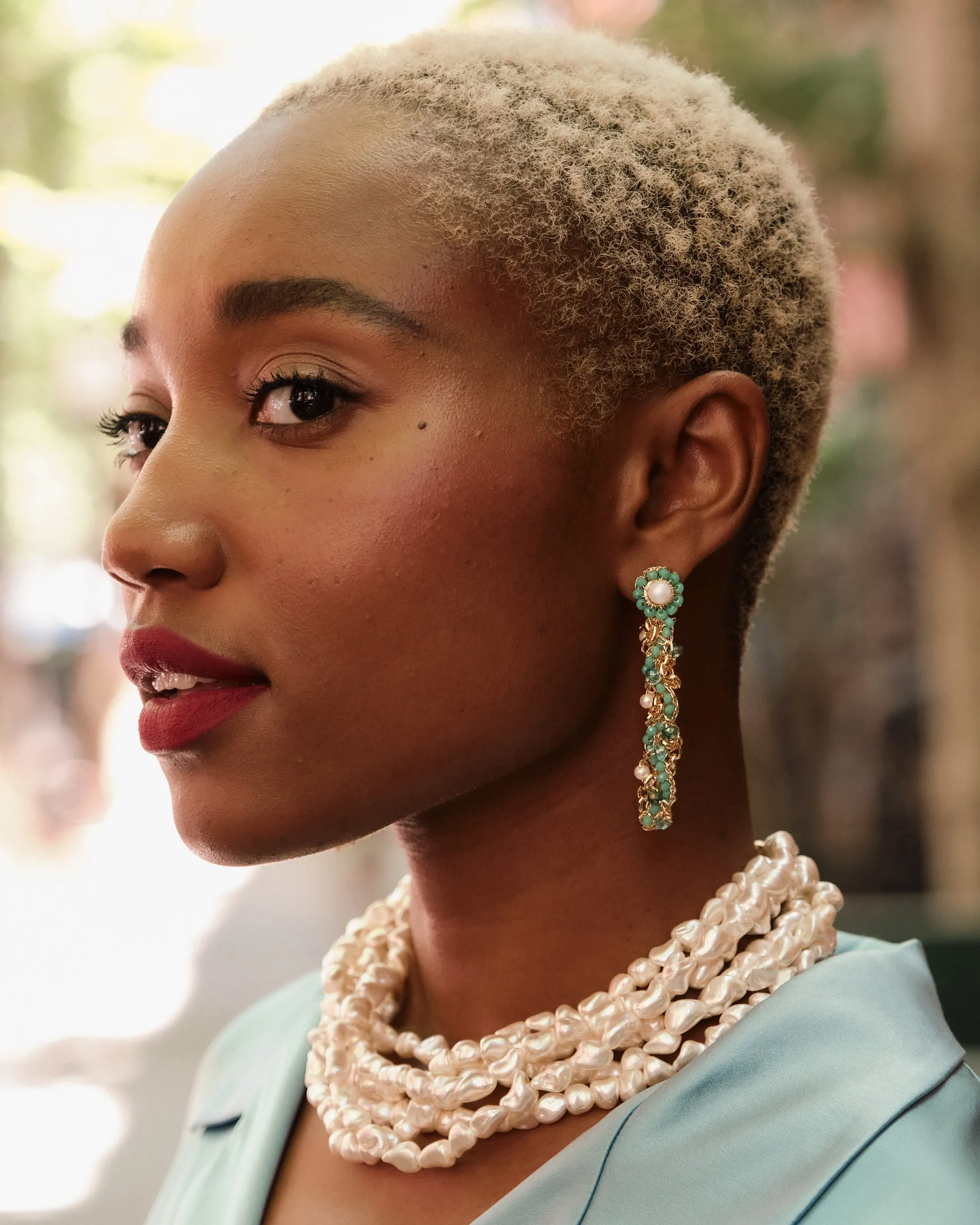 Hera Drop Earring sold by Frances Valentine product image thumbnail 2