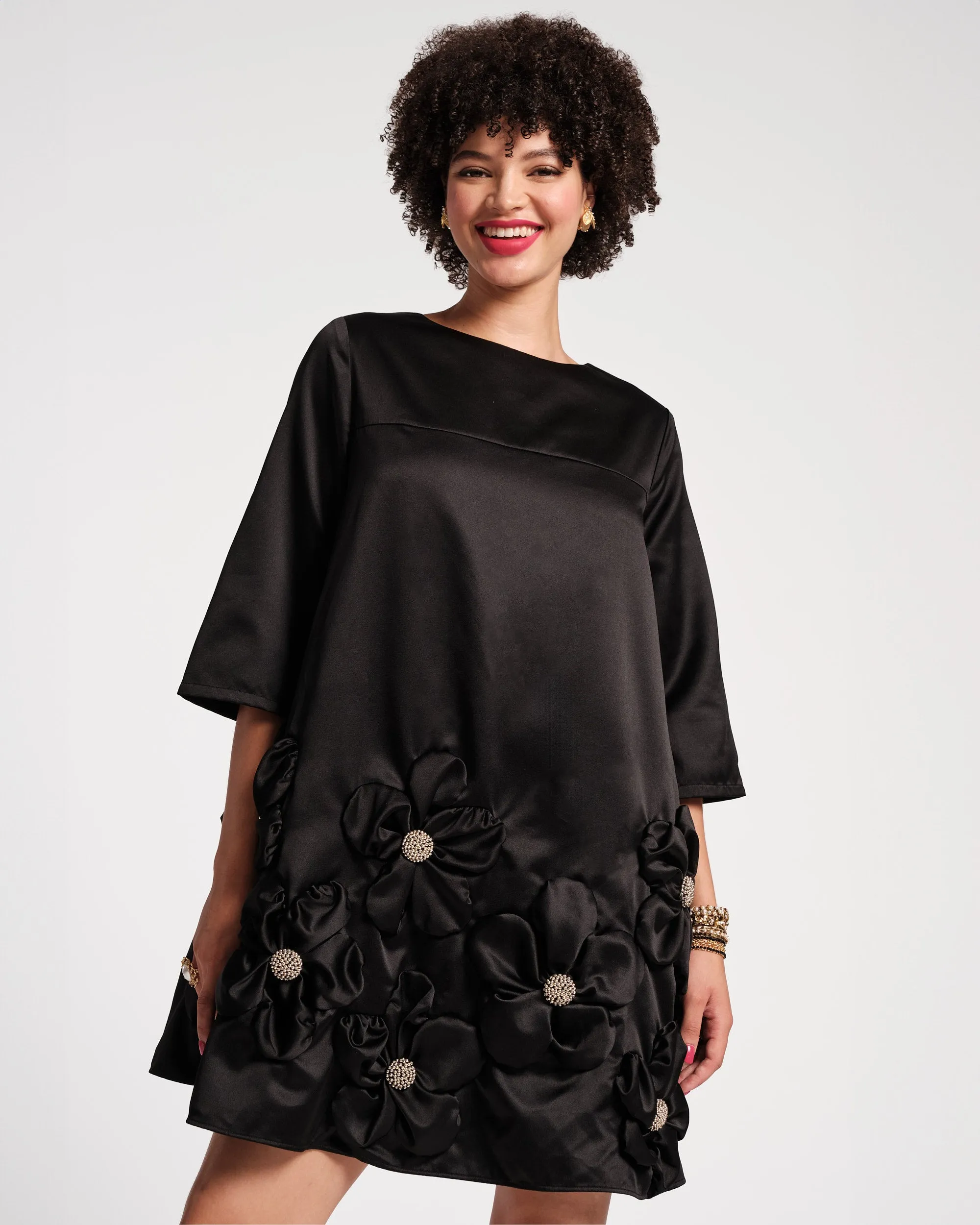Edie Floral Mini Dress sold by Frances Valentine product image thumbnail 3