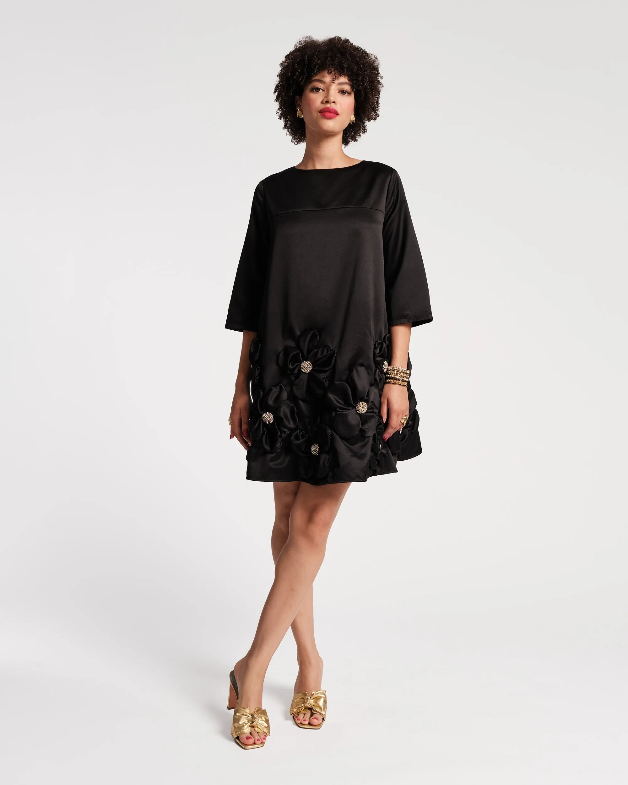 Edie Floral Mini Dress sold by Frances Valentine