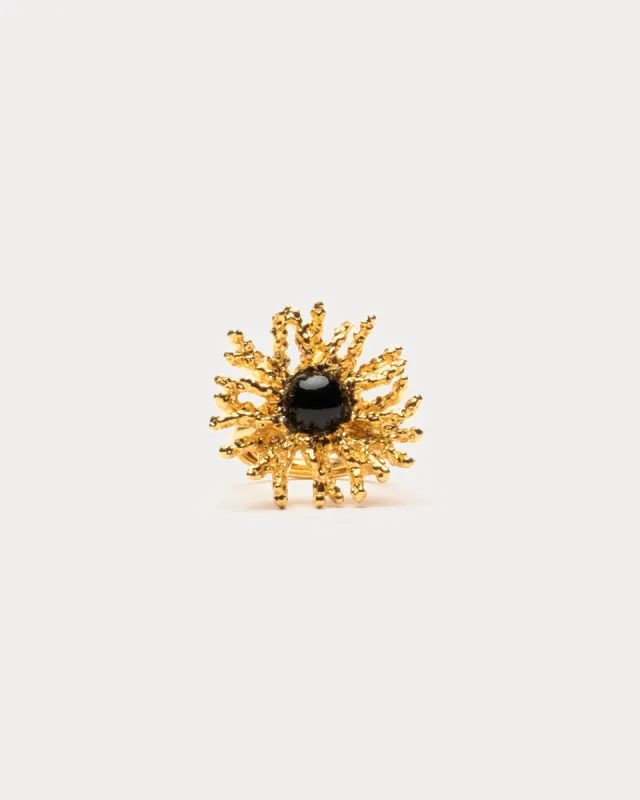 Coral Reef Ring Black sold by Frances Valentine