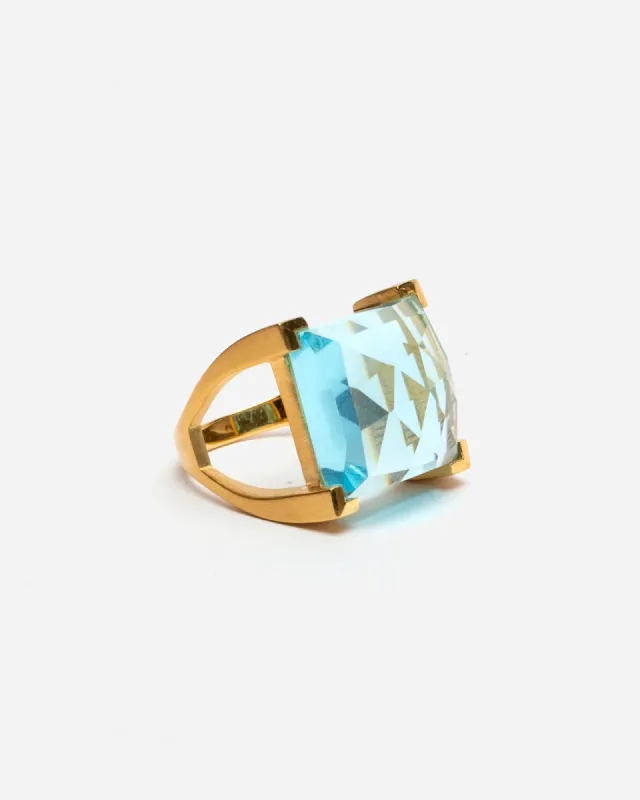 Plaza Ring Topaz Gold sold by Frances Valentine