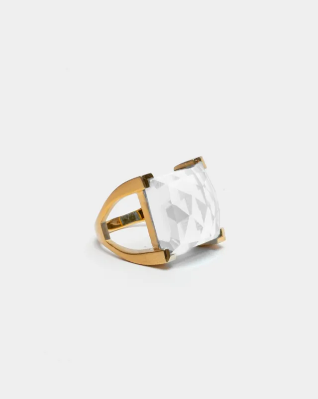 Plaza Ring Moonstone Gold sold by Frances Valentine