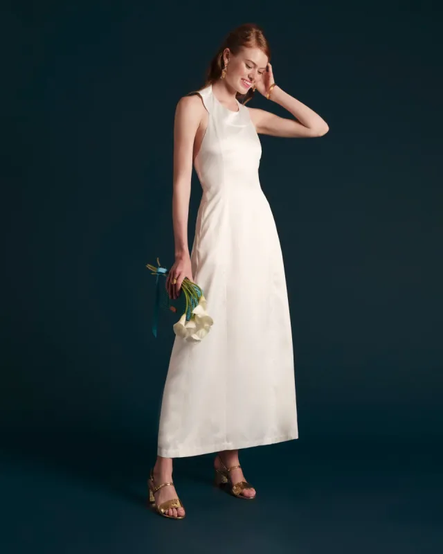 Kala Dress Oyster sold by Frances Valentine