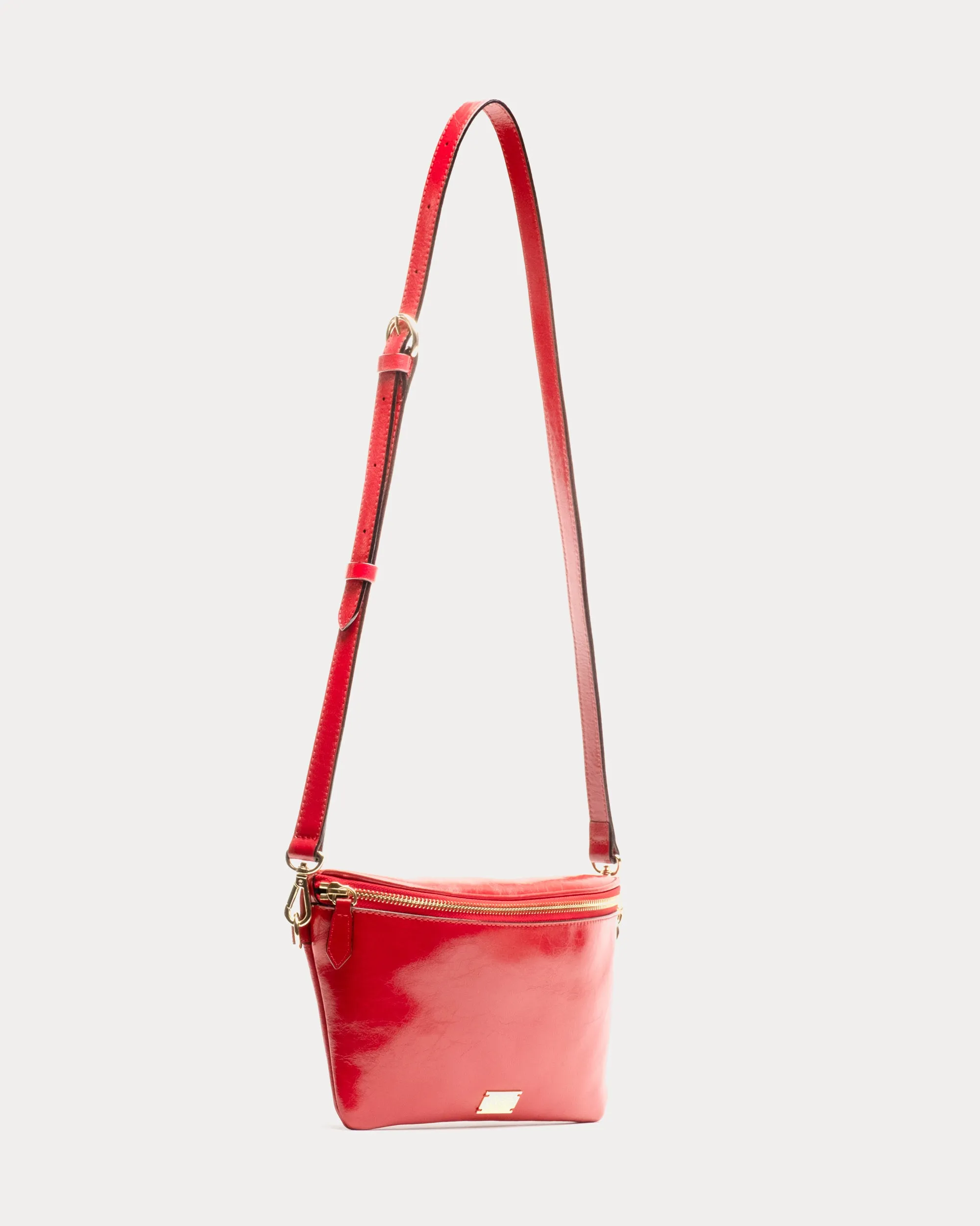 Billie Sling Bag - Crinkled Leather Red sold by Frances Valentine product image thumbnail 4