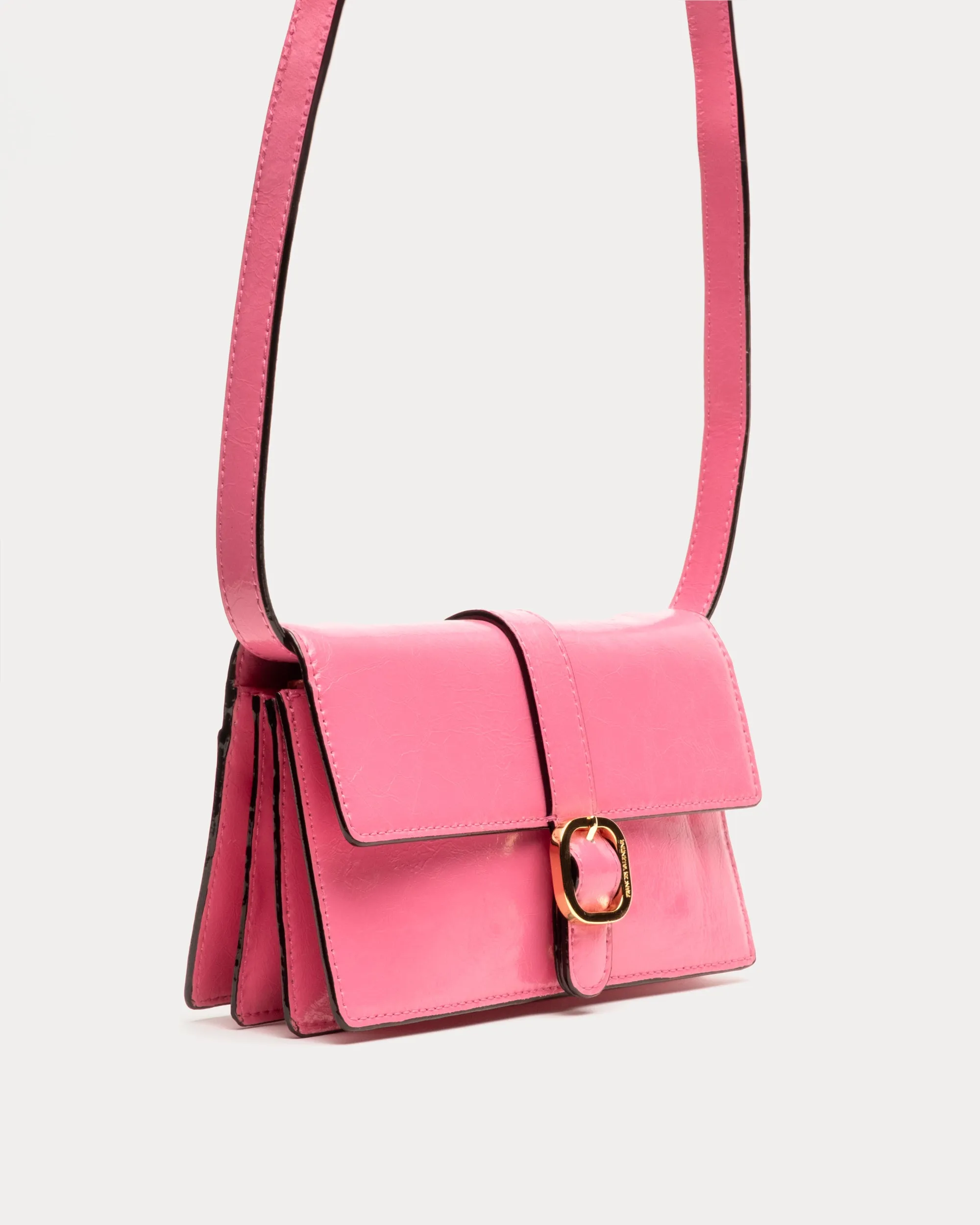 Accordion Wallet - Crinkled Leather Pink sold by Frances Valentine product image thumbnail 4