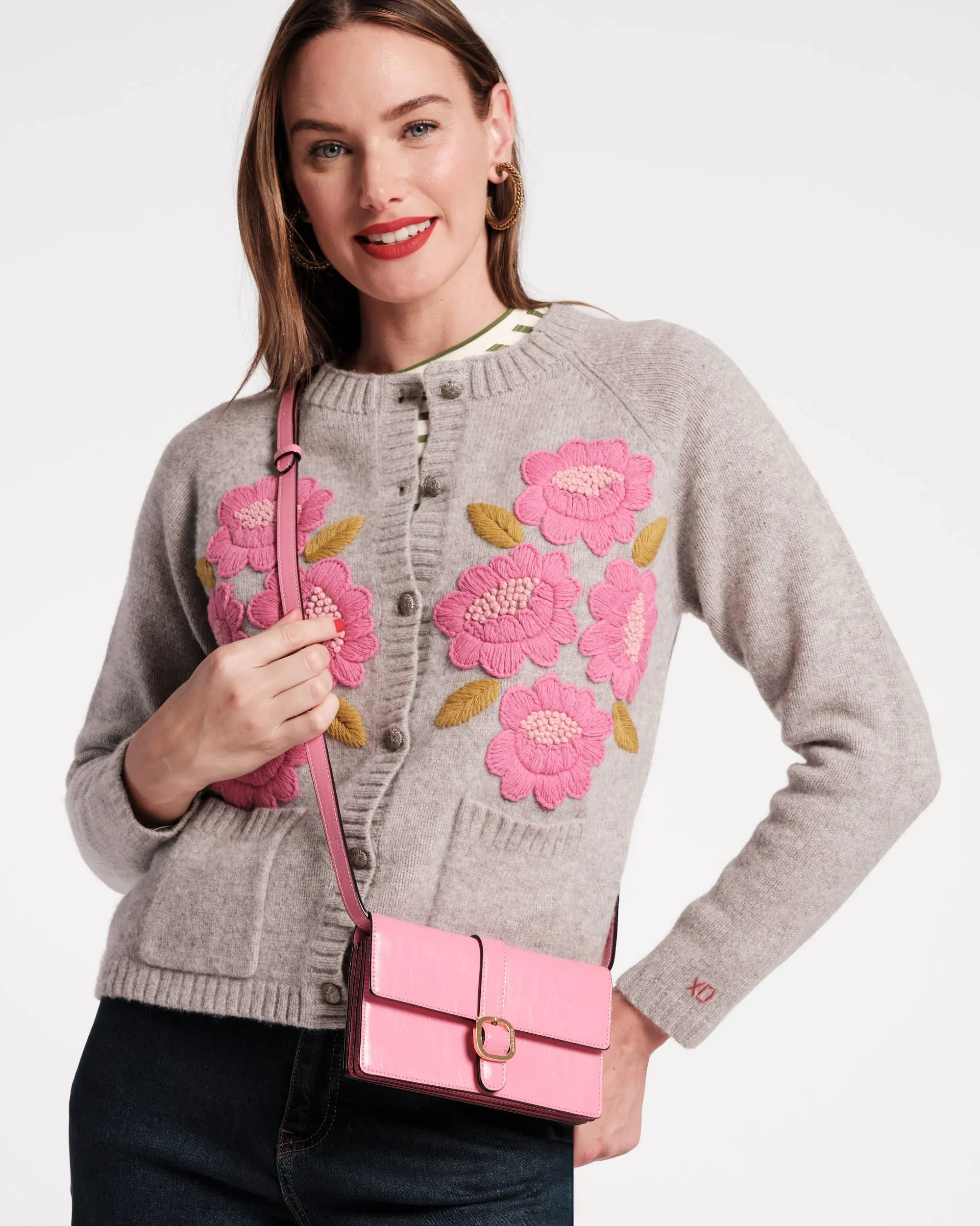 Accordion Wallet - Crinkled Leather Pink sold by Frances Valentine product image thumbnail 2