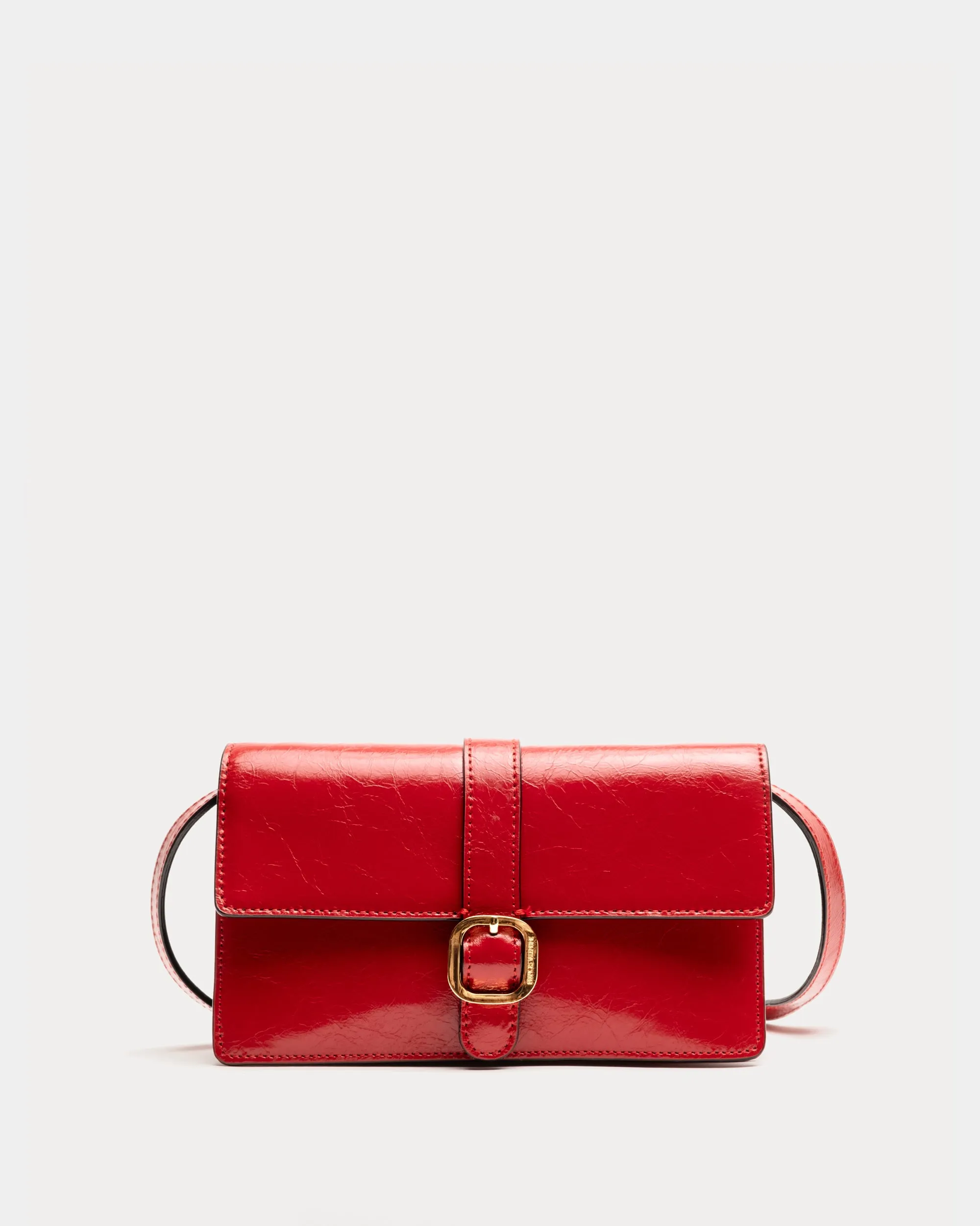 Accordian Wallet - Crinkled Leather Red sold by Frances Valentine product image thumbnail 5