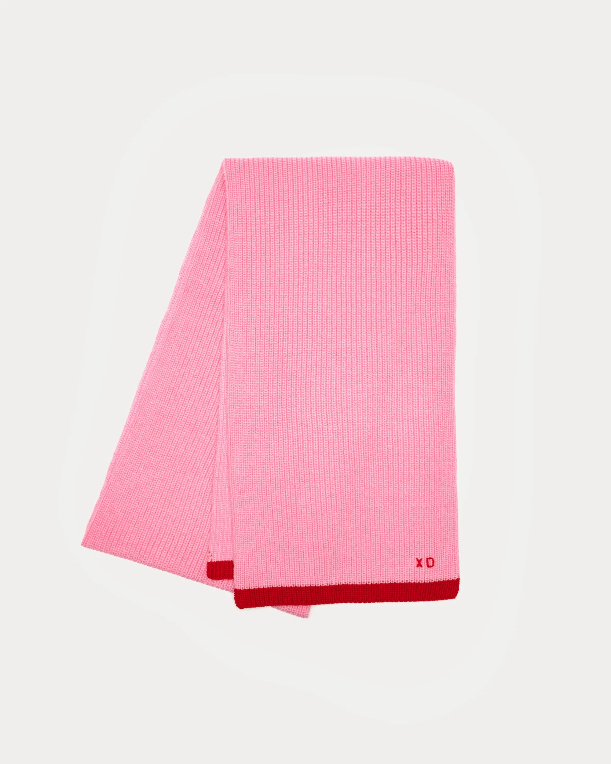Ribbed Scarf - Pink sold by Frances Valentine