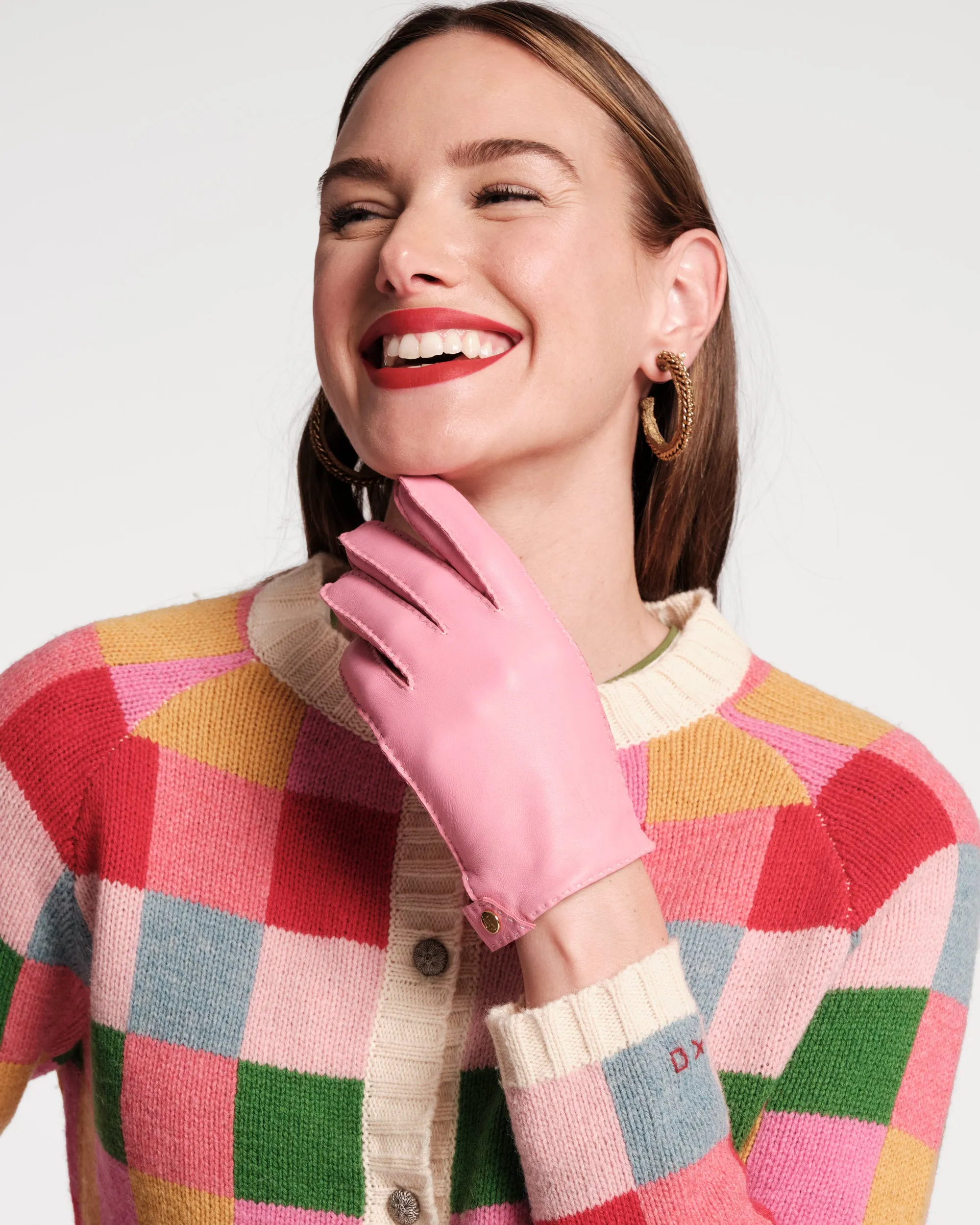 Vintage Driving Glove - Pink sold by Frances Valentine product image thumbnail 2