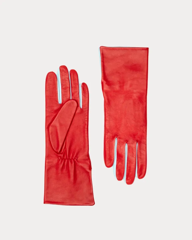 Deep V Leather Glove sold by Frances Valentine