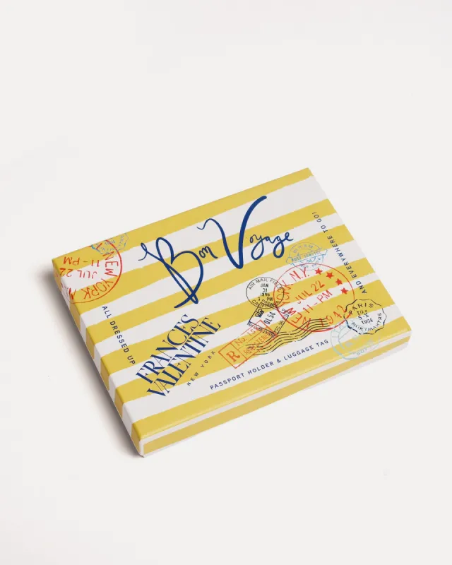 Luggage Tag & Passport Holder with Gift Box sold by Frances Valentine