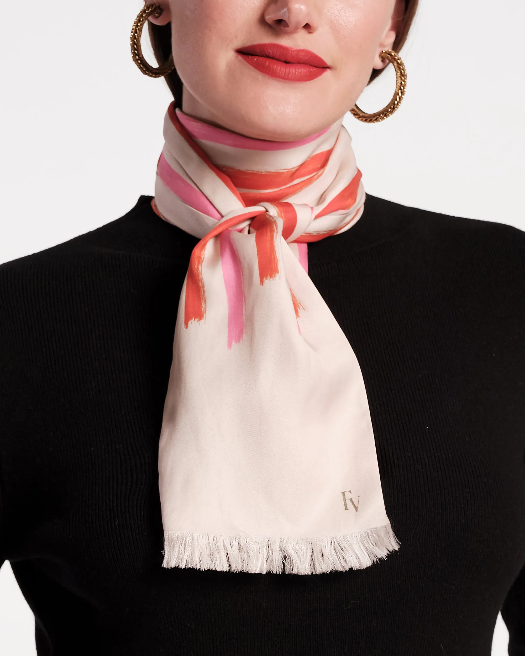 Vintage Stripe Scarf sold by Frances Valentine product image thumbnail 2