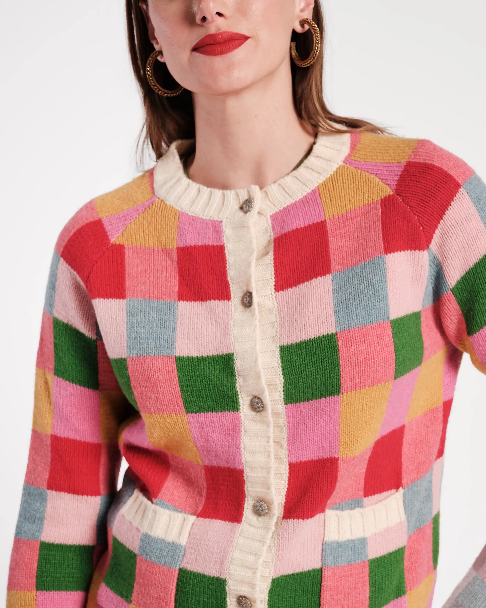 Pixel Wool Cardigan sold by Frances Valentine product image thumbnail 4