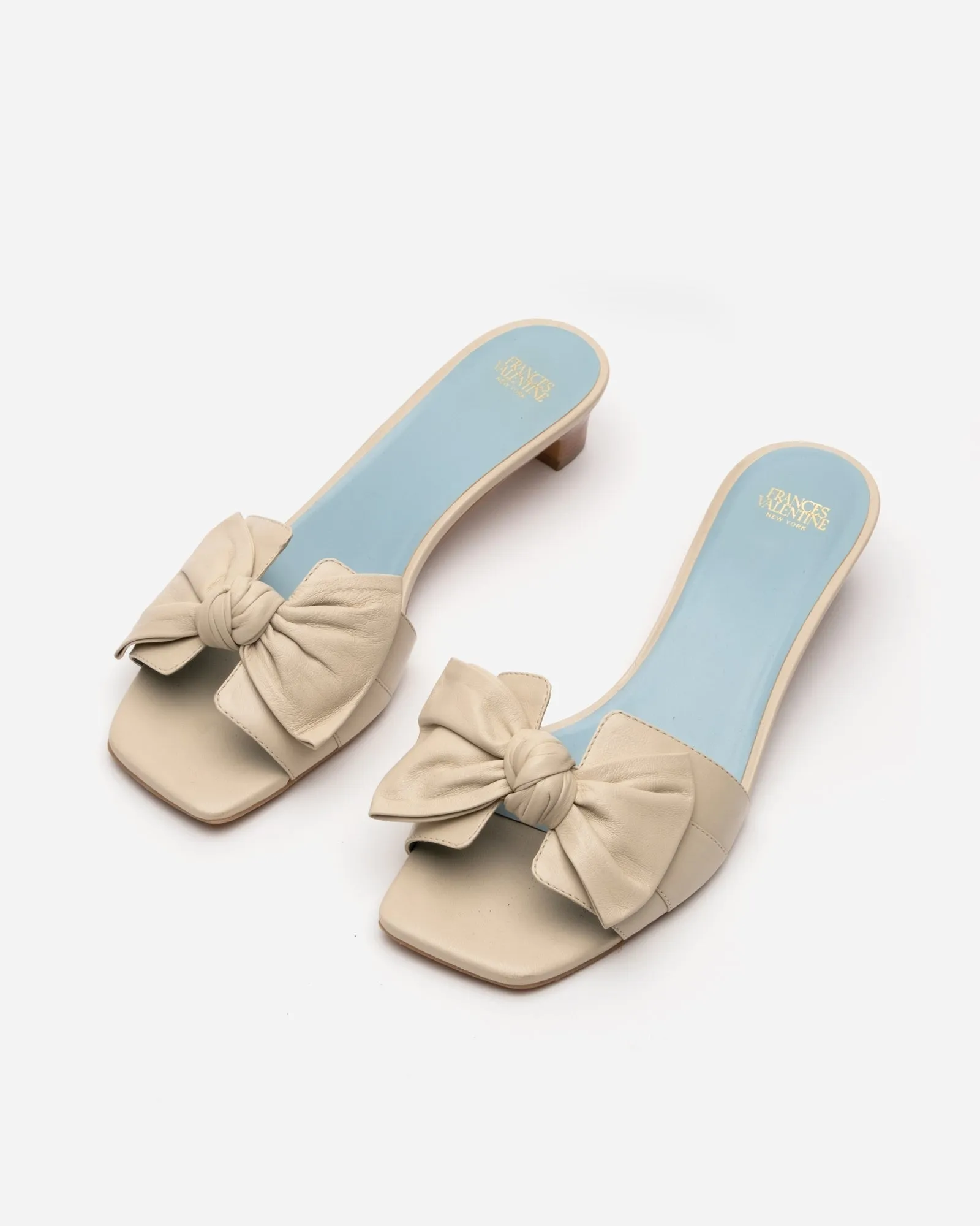 Sandy Slide Heel Soft Glove Nappa Oyster sold by Frances Valentine product image thumbnail 2