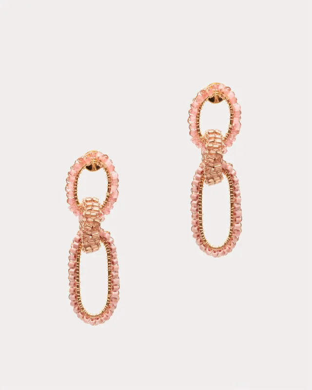 Stevie Earring Blush sold by Frances Valentine