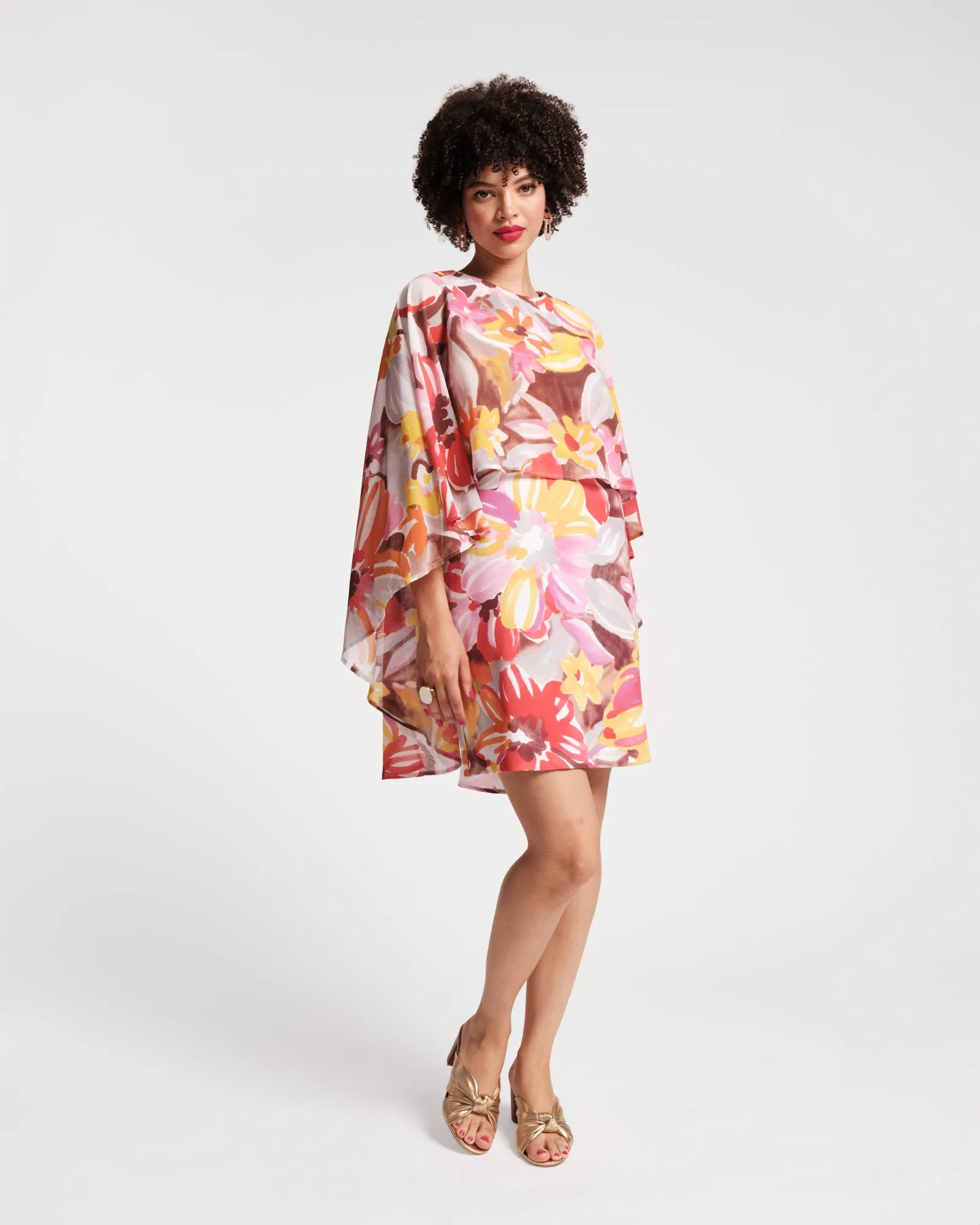 Mini Cape Dress - Sun Floral sold by Frances Valentine product image thumbnail 3