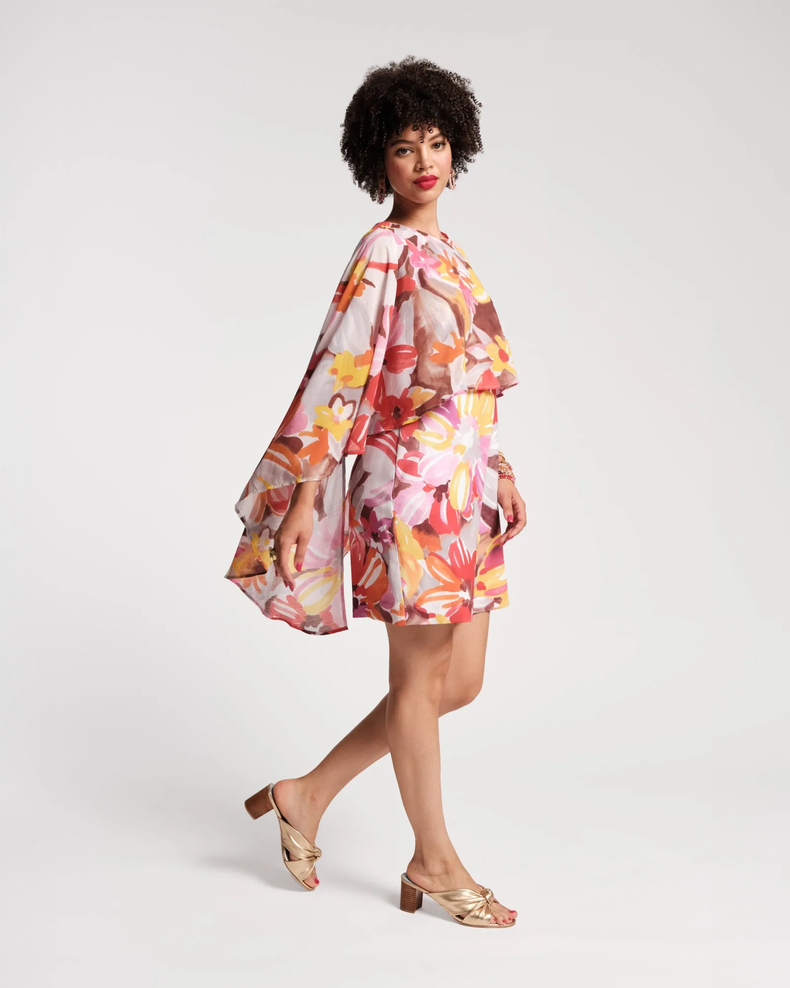 Mini Cape Dress - Sun Floral sold by Frances Valentine product image thumbnail 4