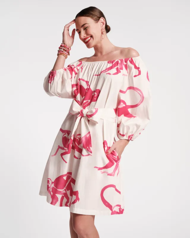 Bliss Mini Dress - Pink Monkey sold by Frances Valentine