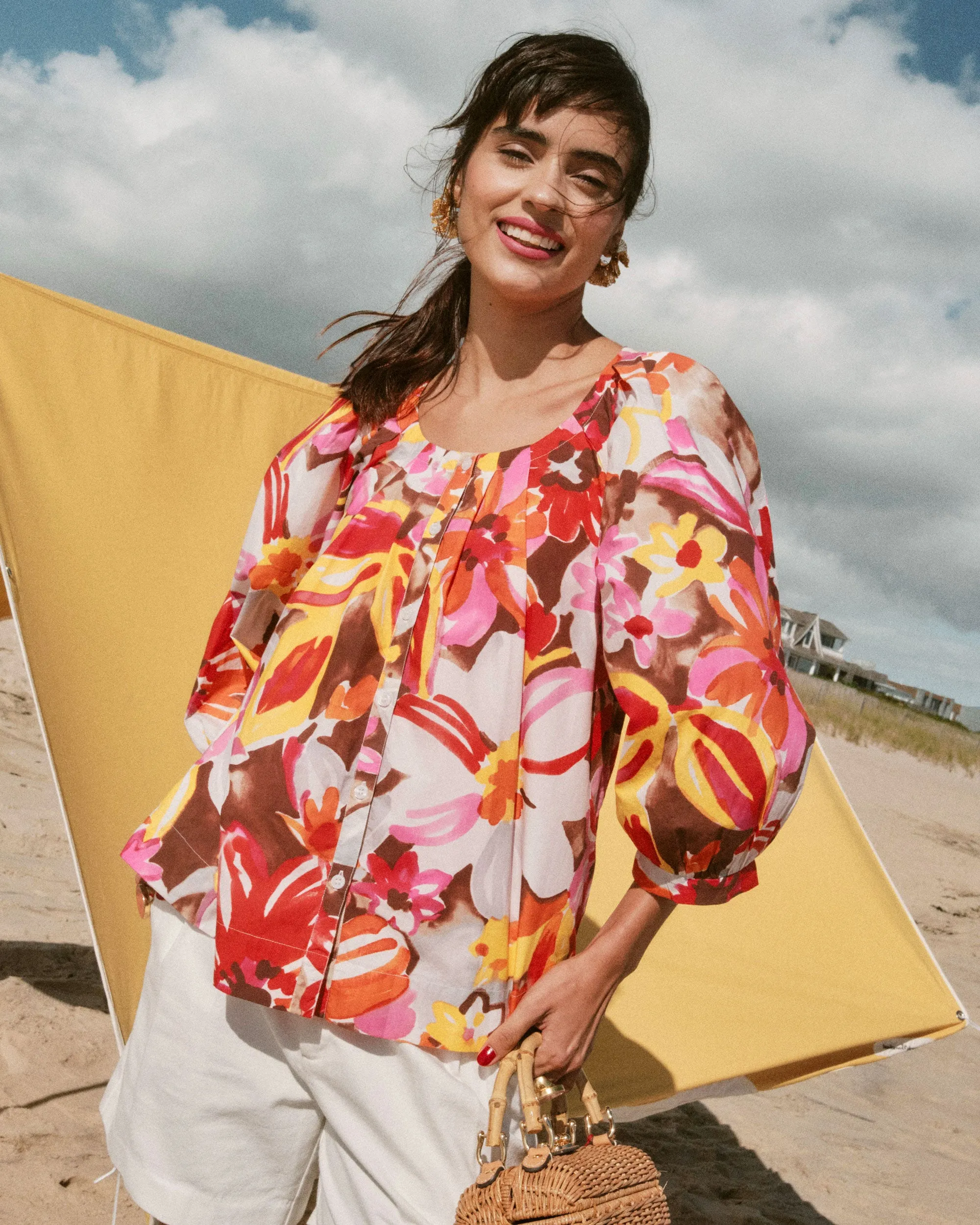 Zoe Top - Sun Floral sold by Frances Valentine