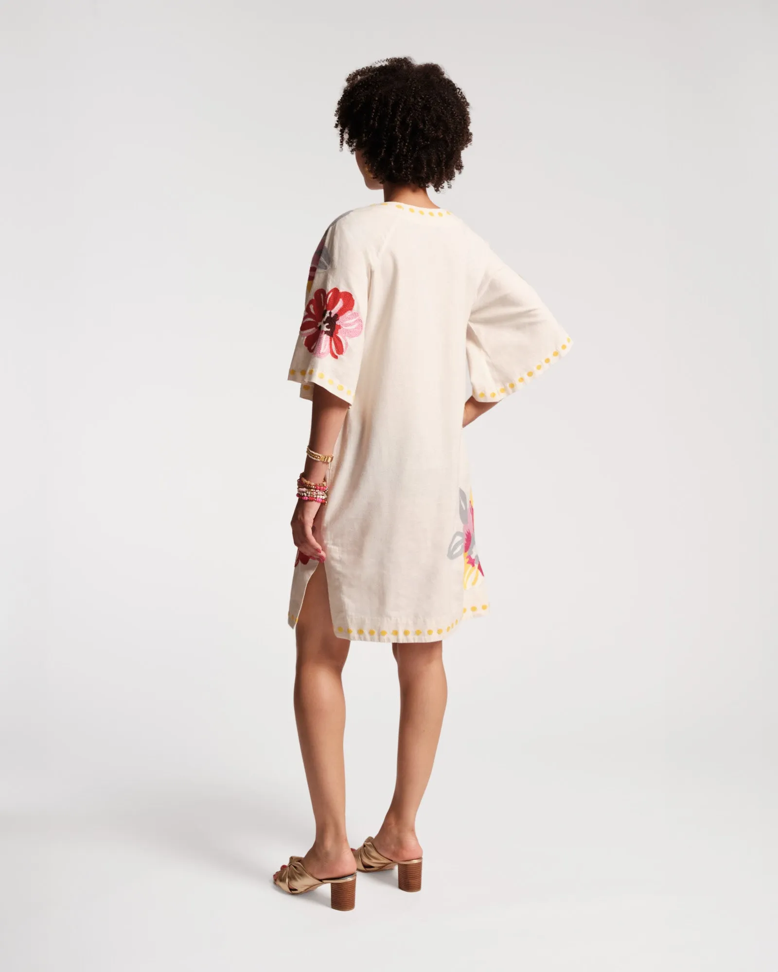 Charming Caftan Mini - Sun Floral White sold by Frances Valentine product image thumbnail 4