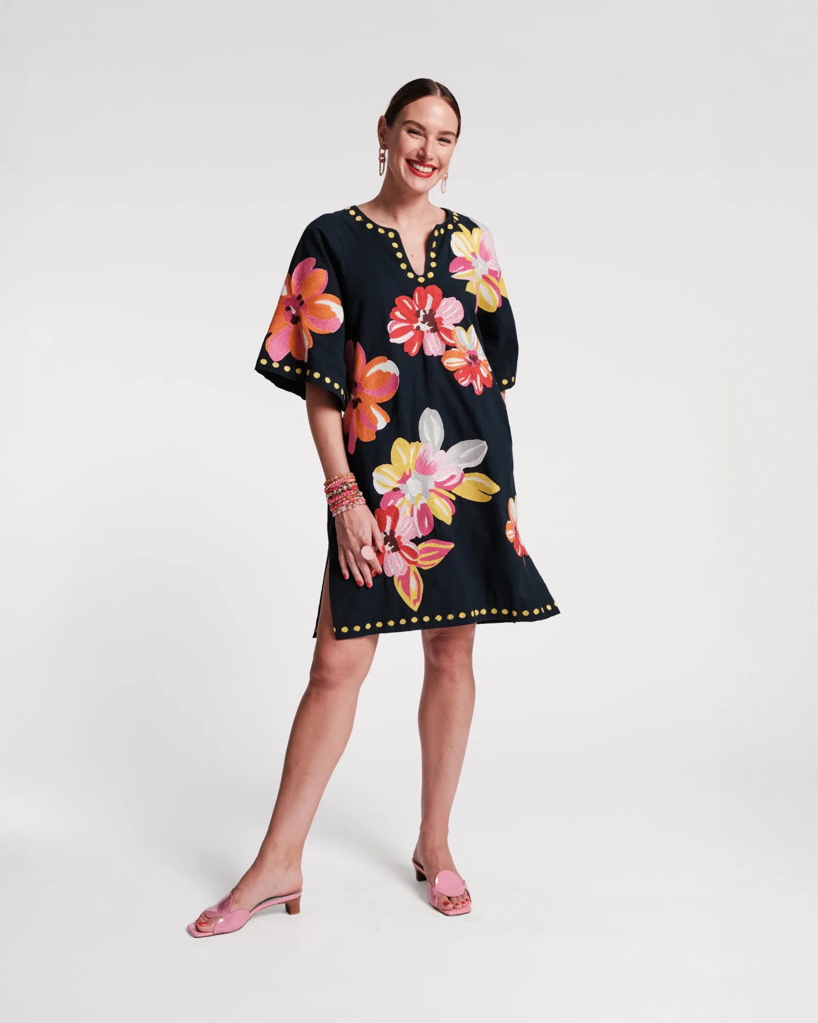 Charming Caftan Mini Sun Floral sold by Frances Valentine