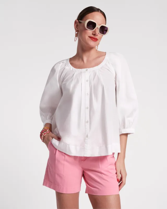 Zoe Top - White sold by Frances Valentine