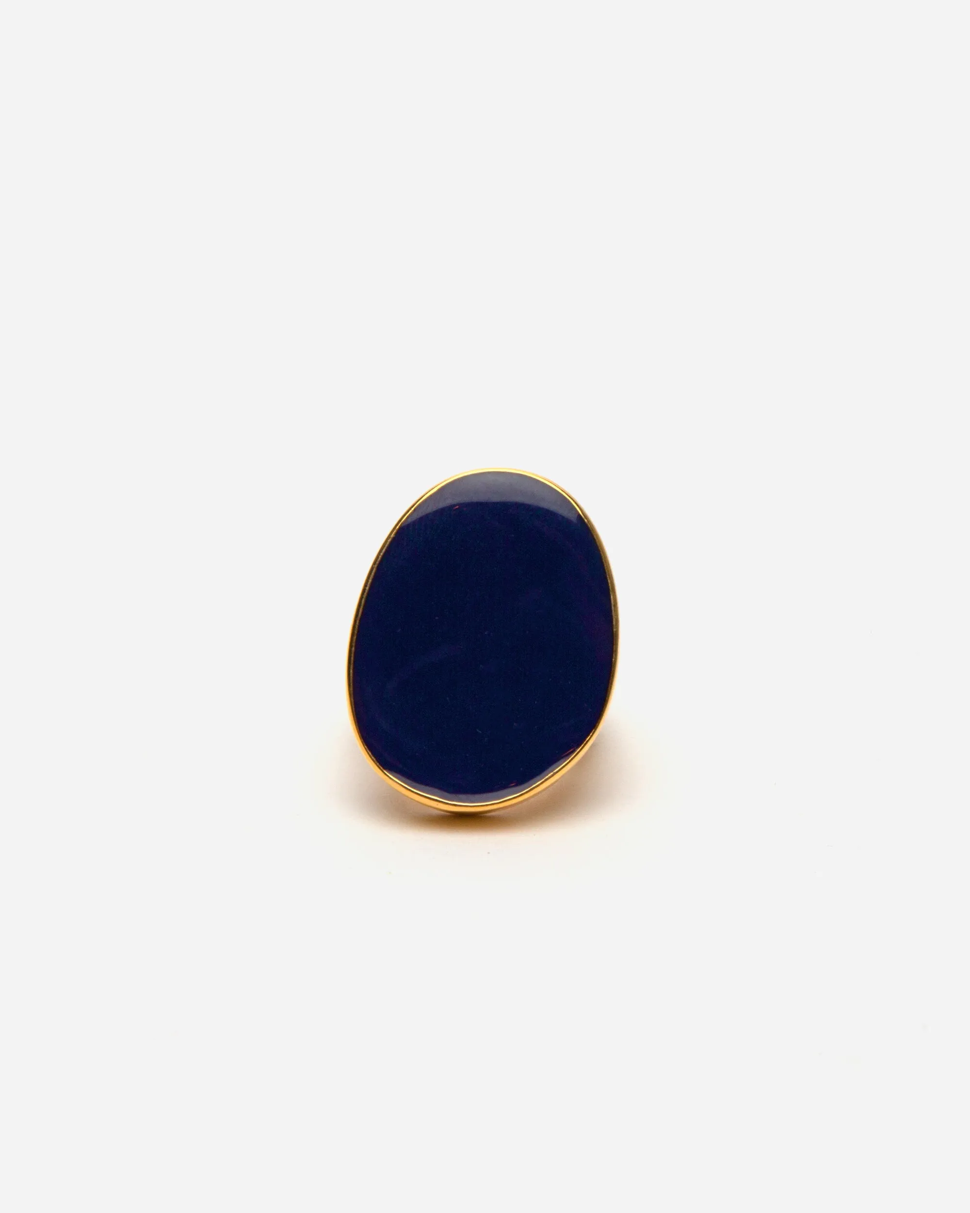 Enamel Palette Ring Navy sold by Frances Valentine