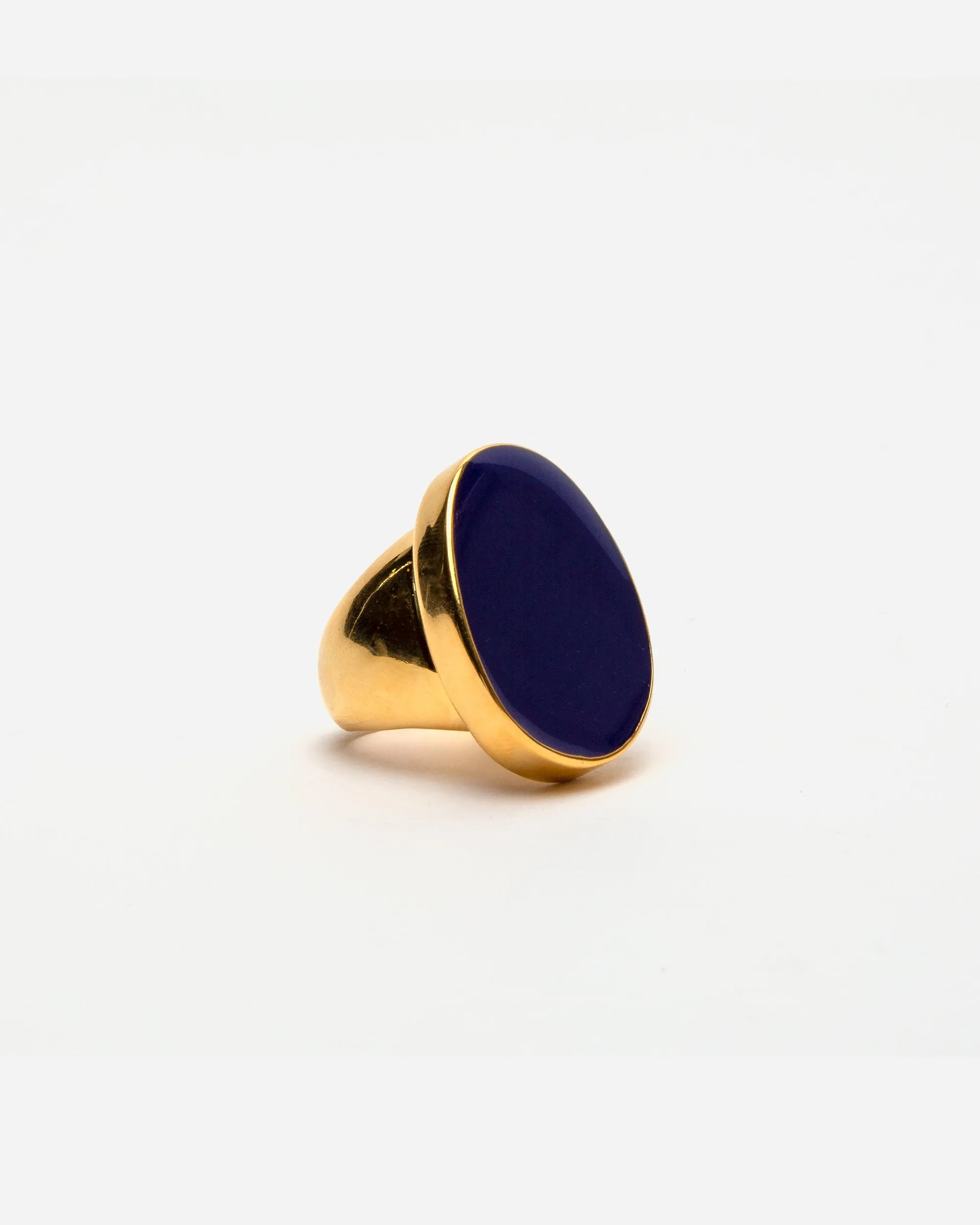 Enamel Palette Ring Navy sold by Frances Valentine product image thumbnail 2