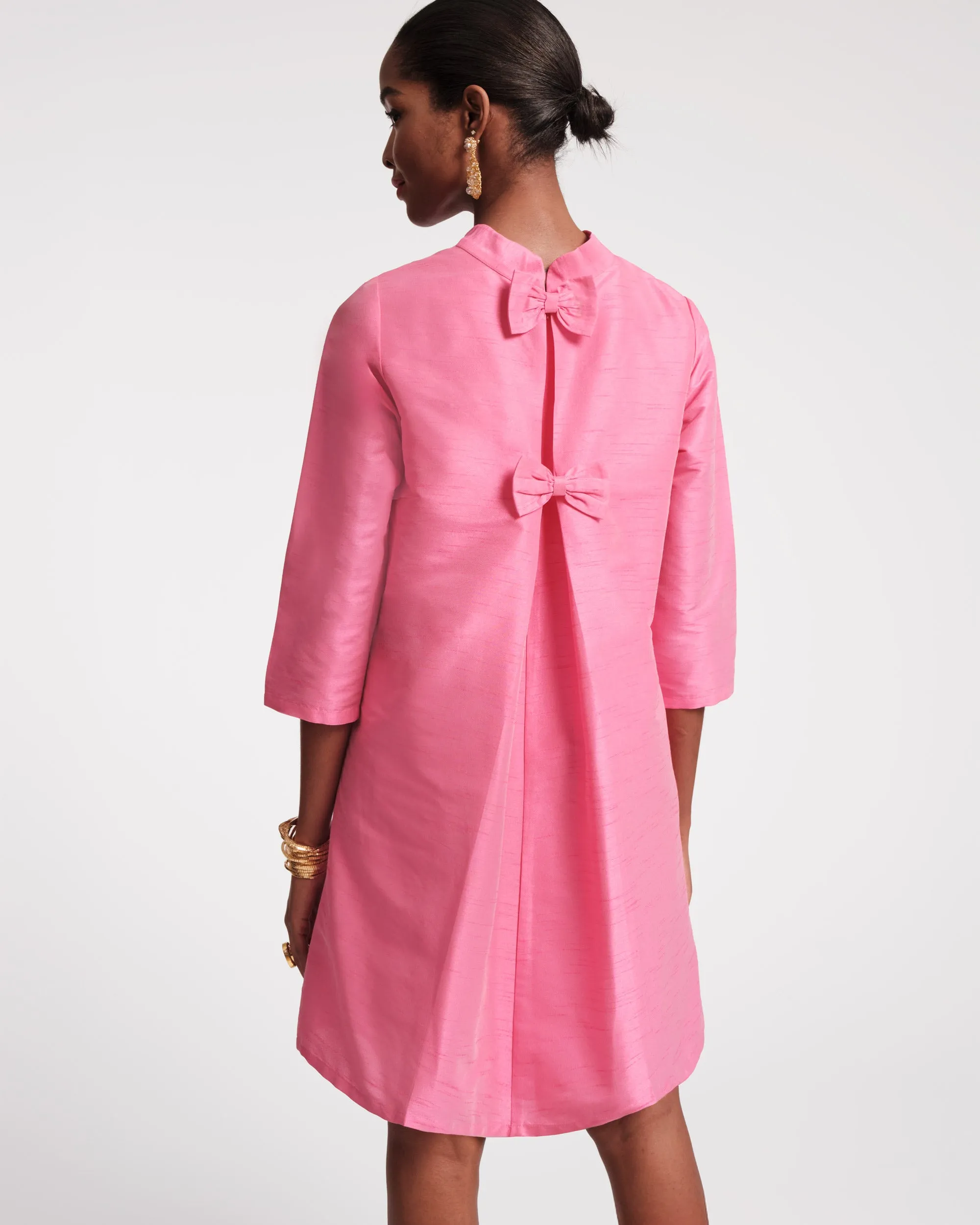 Diplomat Mini Dress - Pink sold by Frances Valentine product image thumbnail 3