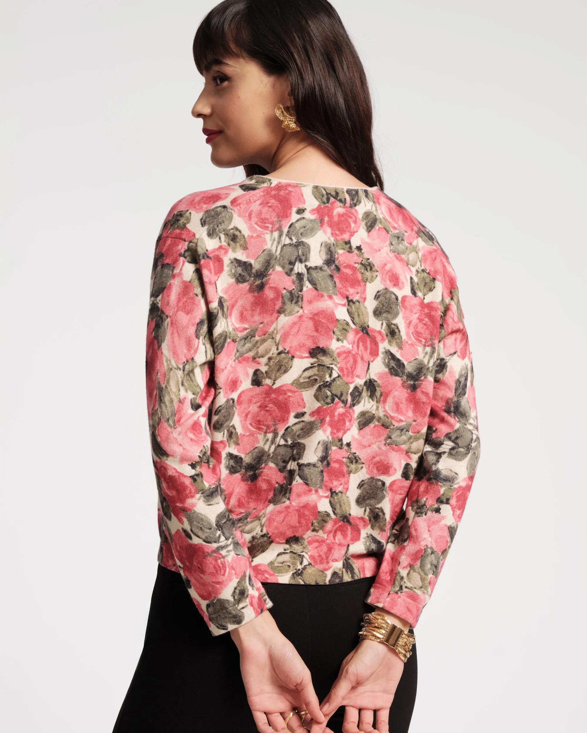Darling Cardigan - Pretty Peonies sold by Frances Valentine product image thumbnail 5