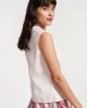 Louise Floral Collar Top - Embroidered sold by Frances Valentine
