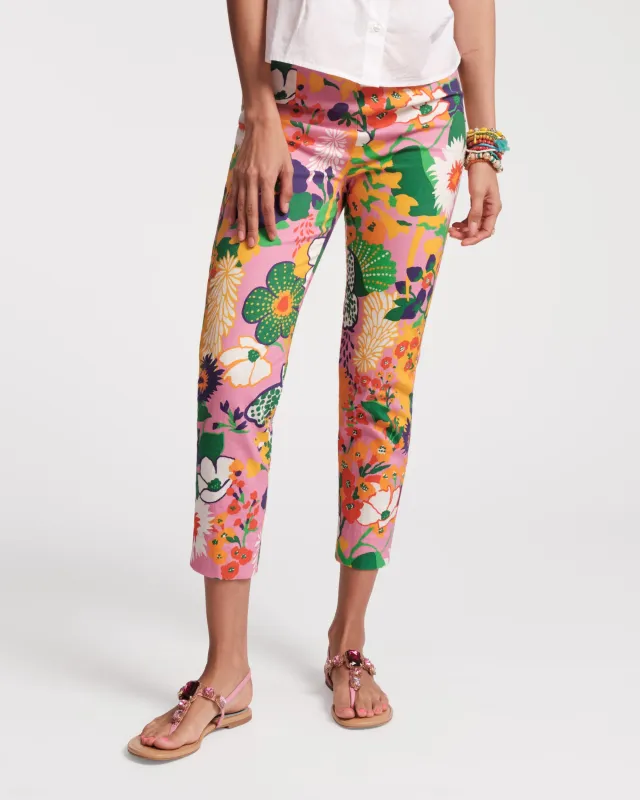 Lucy Cigarette Pant - Botanical Bash sold by Frances Valentine