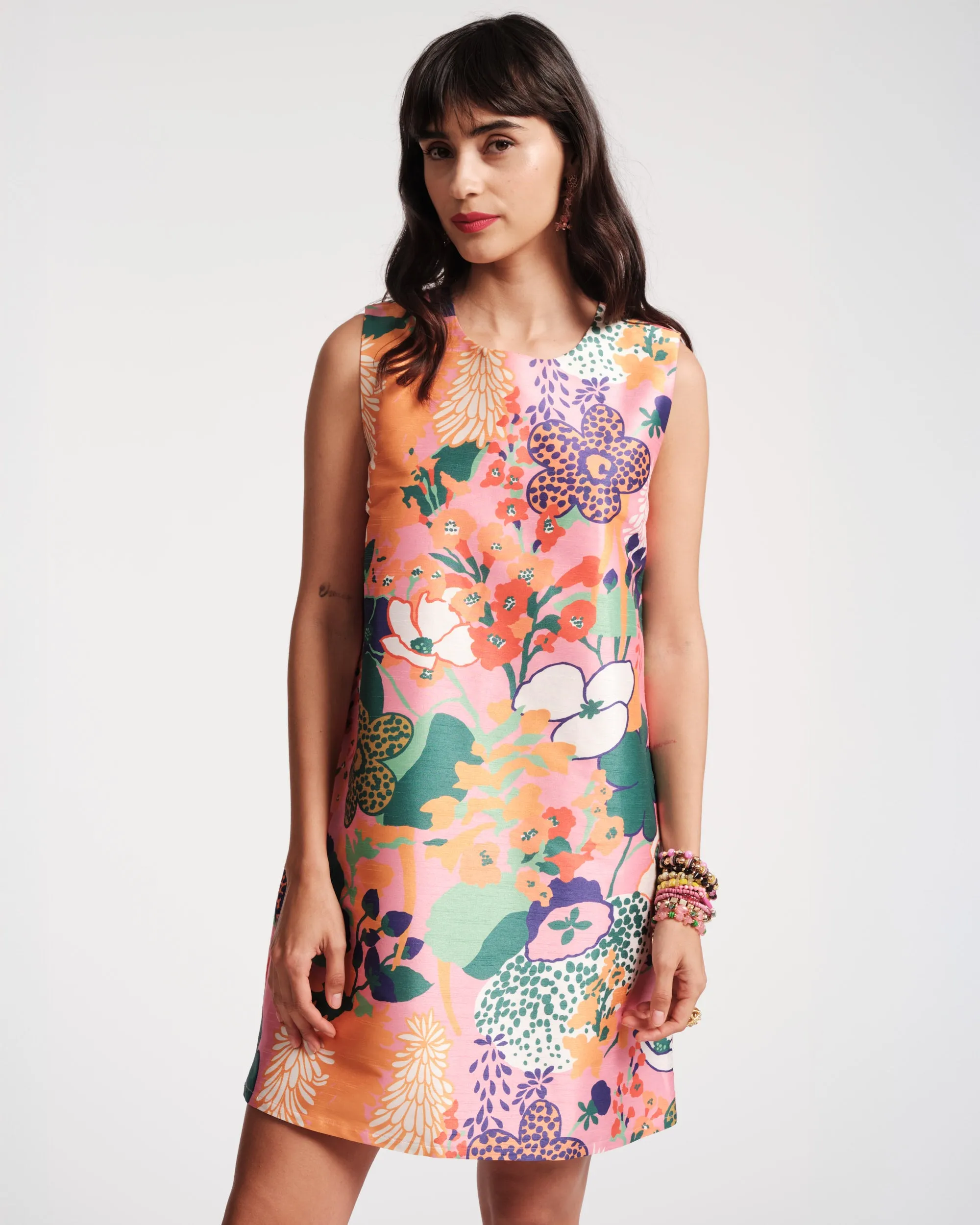 Lilly Shift Dress - Botanical Bash sold by Frances Valentine product image thumbnail 3