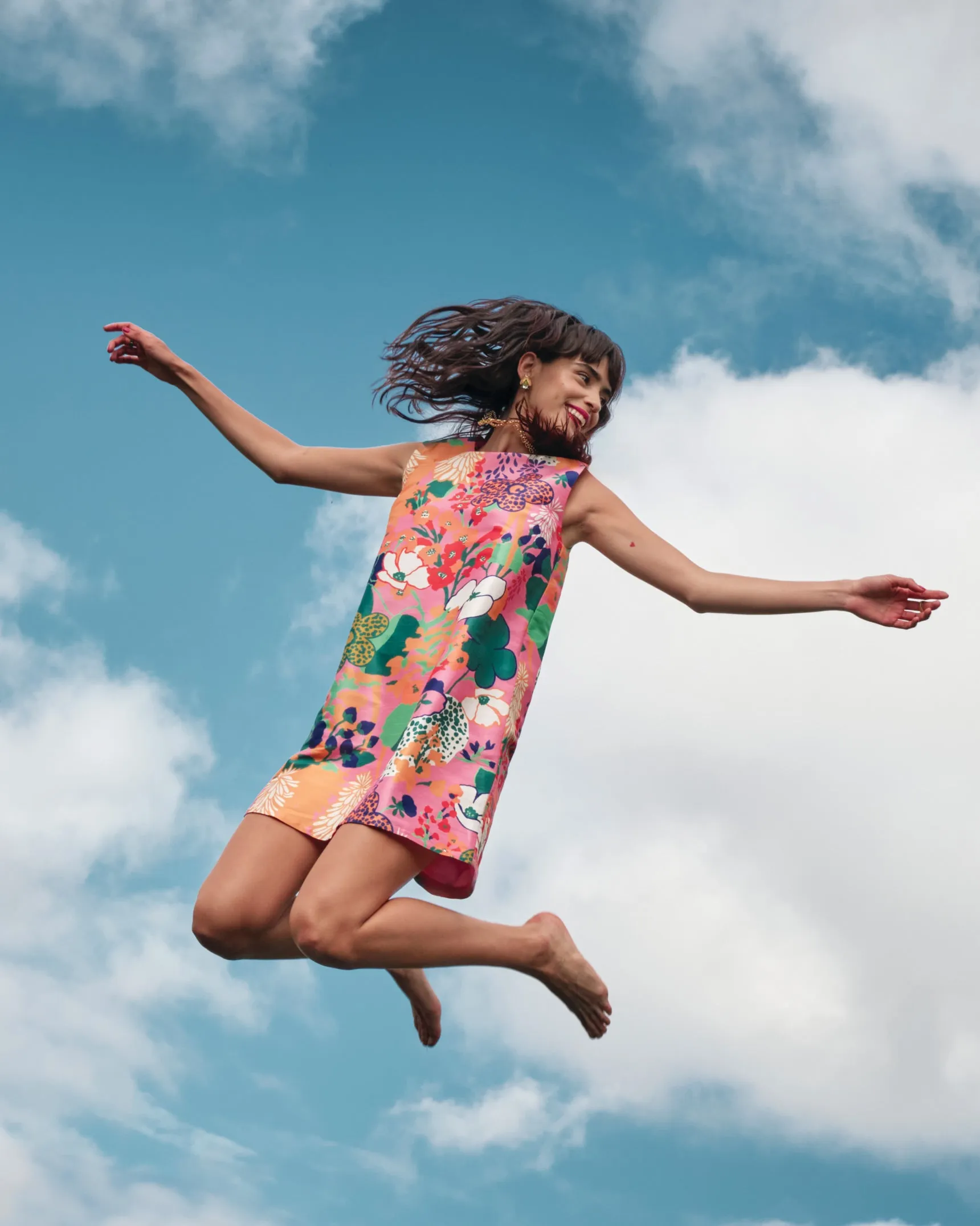 Lilly Shift Dress - Botanical Bash sold by Frances Valentine product image thumbnail 2