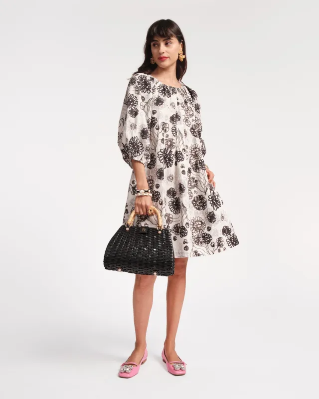 Bliss Mini Dress - Scribble sold by Frances Valentine