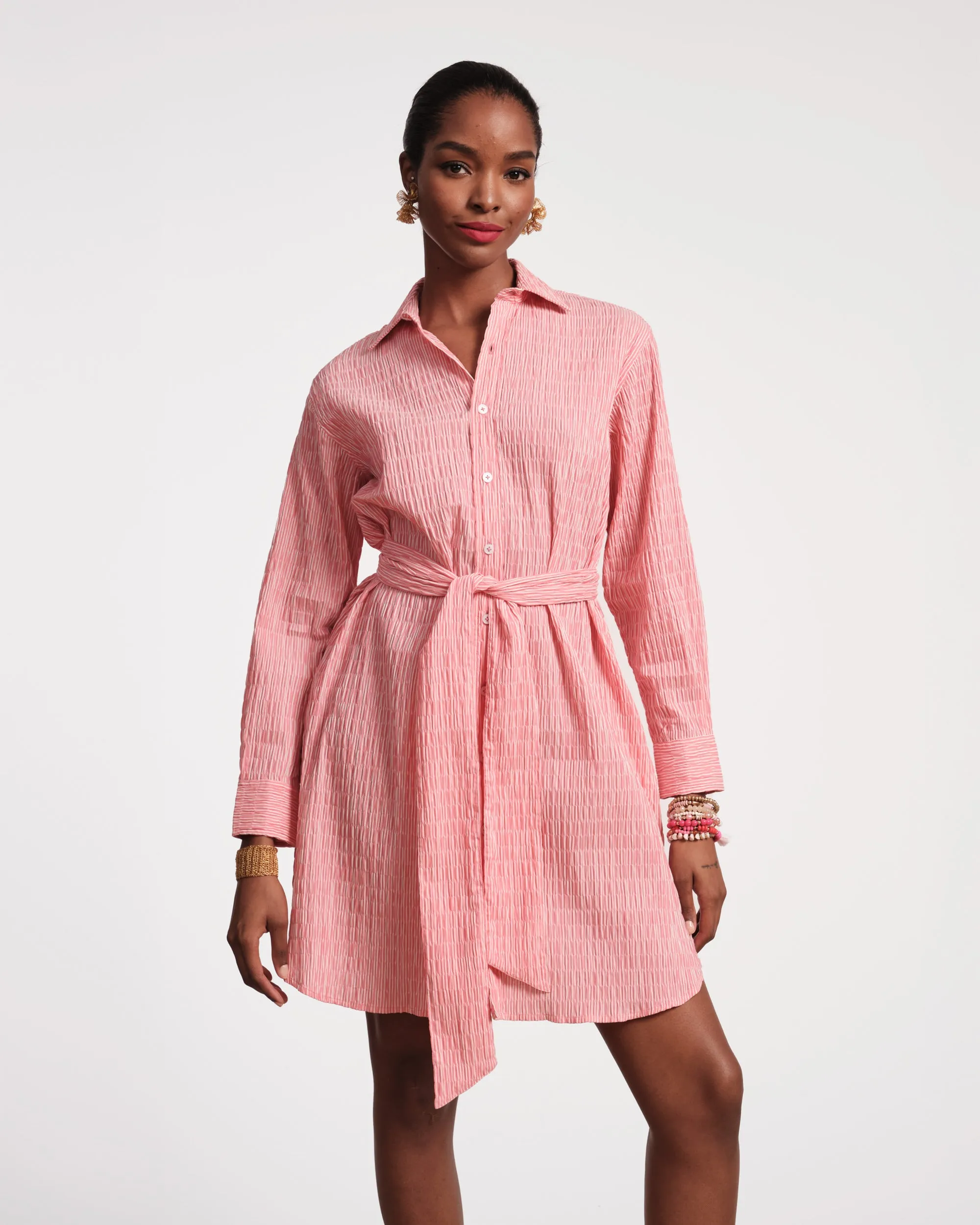 Perfect Shirtdress - Pink sold by Frances Valentine product image thumbnail 2