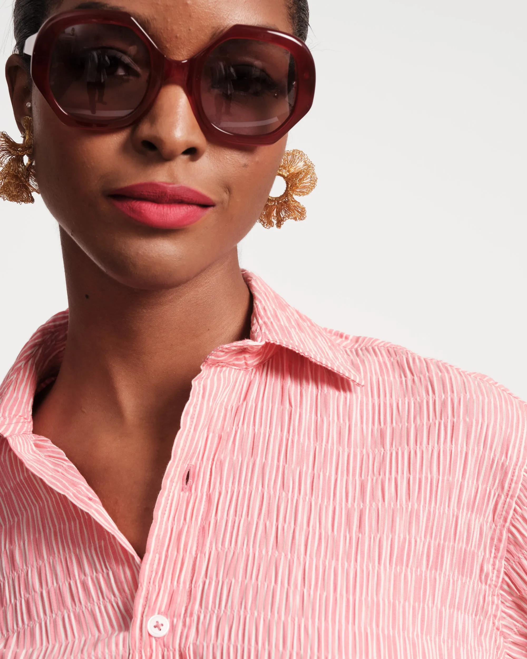 Perfect Shirtdress - Pink sold by Frances Valentine product image thumbnail 3