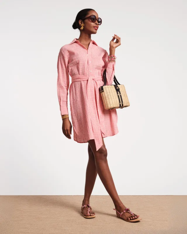 Perfect Shirtdress - Pink sold by Frances Valentine